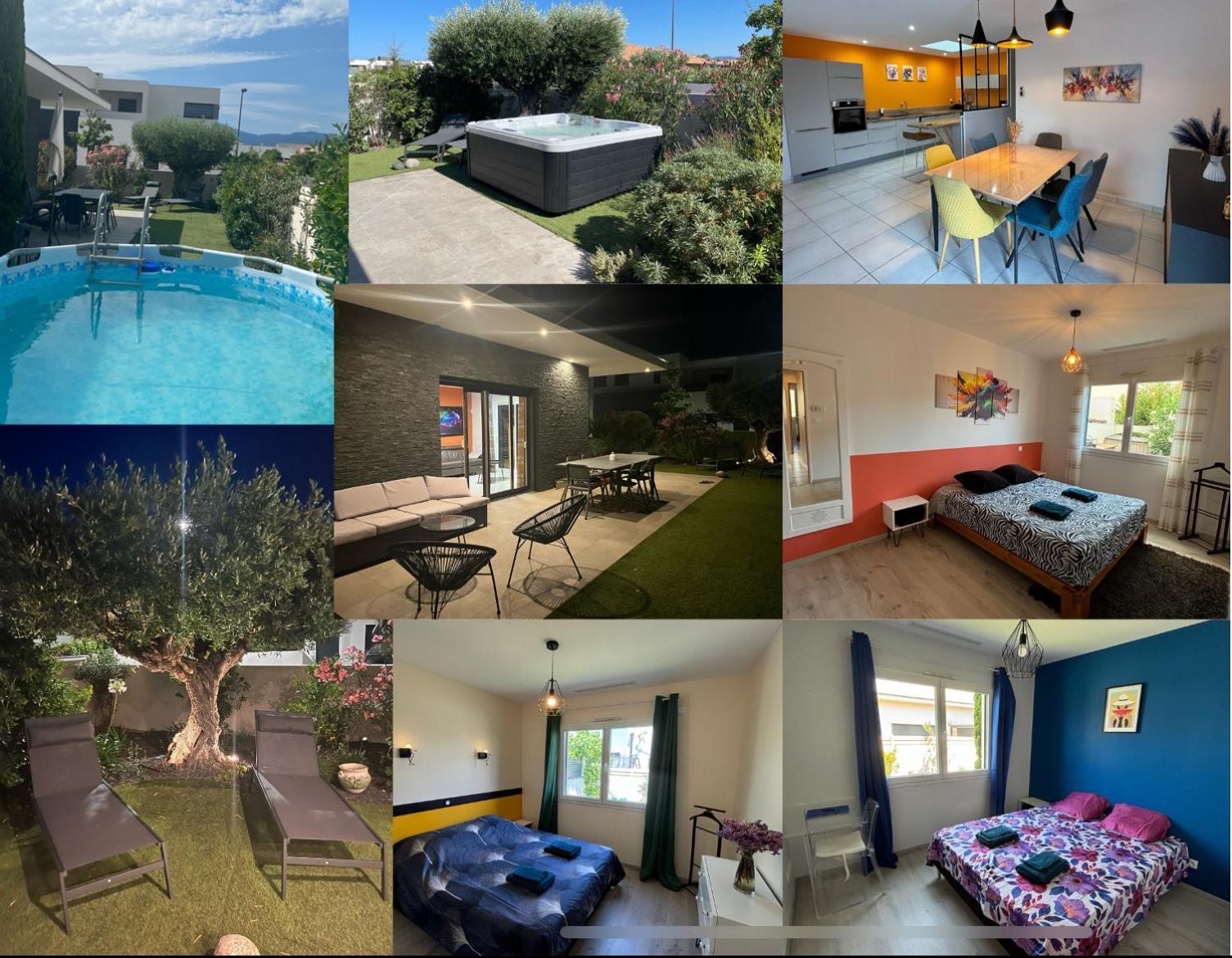Villa Dolce Vida Proche Golf, Lac, Plage Et Collioure Villeneuve-de-la-Raho Exteriör bild